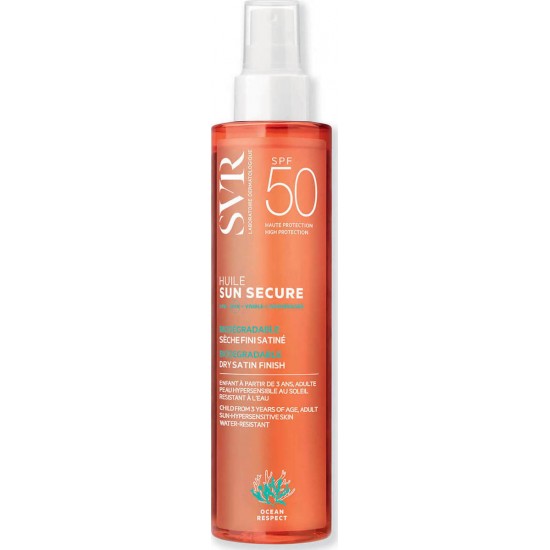 SVR Laboratoire Sun Secure Huile SPF50+ Αντιηλιακό Έλαιο για Πρόσωπο, Σώμα & Μαλλιά με Καλοκαιρινό Άρωμα 200ml