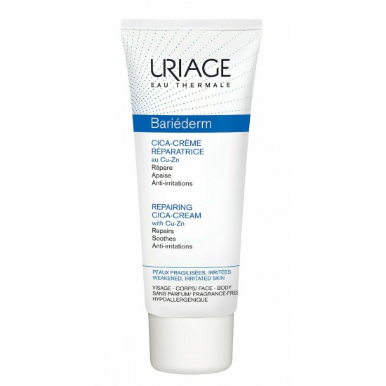 Uriage Bariederm Ενυδατική Κρέμα Ανάπλασης Σώματος για Ξηρές/Πολύ Ξηρές & Ευαίσθητες Επιδερμίδες 100ml