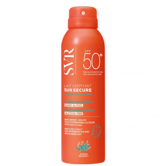 SVR Laboratoire Sun Secure Lait Crepitant SPF50+ Γαλάκτωμα Mist για Πρόσωπο & Σώμα, 200ml
