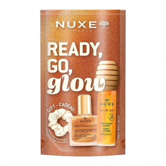 Nuxe Ready, Go, Glow Σετ Περιποίησης για Λάμψη 3τμχ