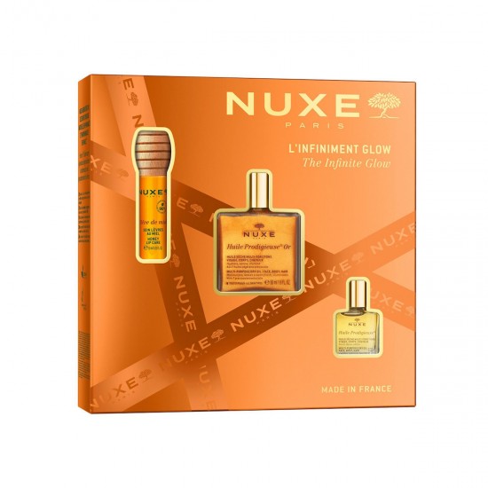 Nuxe Huile Prodigieuse Xmas Set Περιποίησης για Ενυδάτωση & Λάμψη 3τμχ