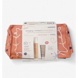 Korres Red Grape Antiaging & Antispot Suncare Ritual Σετ με Αντηλιακό Προσώπου & Νεσεσέρ SPF50 3τμχ