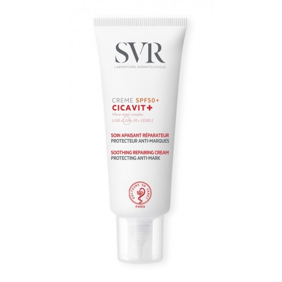 SVR Laboratoire CICAVIT+ Creme SPF50+ Καταπραϋντική & Επανορθωτική Κρέμα με SPF50+ 40ml