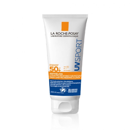 La Roche Posay Anthelios UVSPORT Wet & Sweat Αδιάβροχη Αντηλιακή Λοσιόν για το Σώμα SPF50+ 200ml