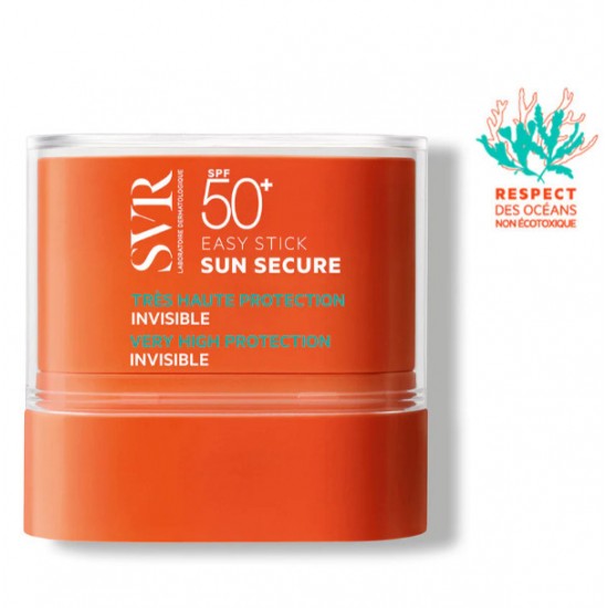 SVR Laboratoire Dermatologique Sun Secure Αδιάβροχο Αντηλιακό Stick για το Σώμα SPF50+ 10gr
