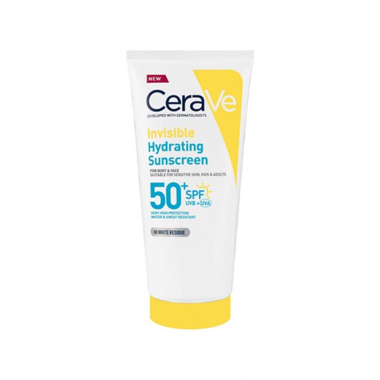 CeraVe Invisible Hydrating Sunscreen Αντηλιακό Προσώπου SPF50+ 177ml