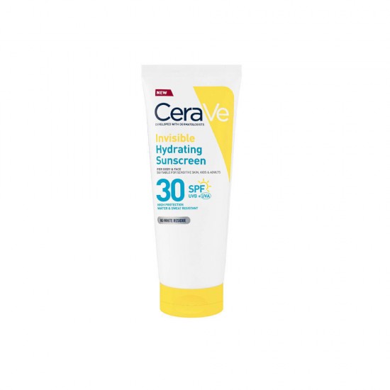 CeraVe Invisible Hydrating Sunscreen Αντηλιακό Προσώπου SPF30 75ml