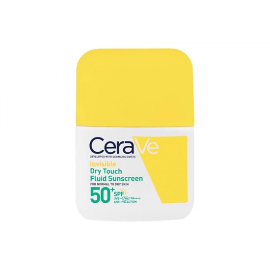 CeraVe Invisible Dry Touch Fluid Sunscreen Αντηλιακό Προσώπου SPF50+ 50ml