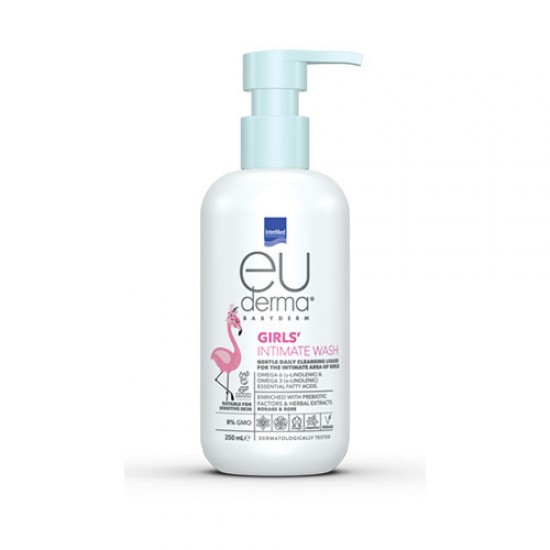 InterMed Παιδικό Αφρόλουτρο Babyderm Girls Intimate Wash σε Μορφή Gel 250ml