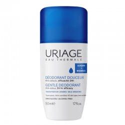 Uriage Gentle Deodorant Anti-odour 24-hour Roll-On Αποσμητικό, 50ml 