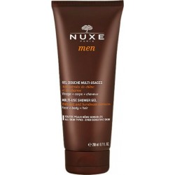 Nuxe Men Multi Use Shower Gel for Face, Body & Hair & All Skin Types 200ml
