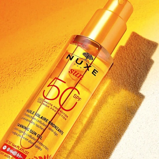 Nuxe Sun Αντηλιακό Λάδι Προσώπου SPF50 σε Spray 150ml Nuxe Sun Αντηλιακό Λάδι Προσώπου SPF50 σε Spray 150ml