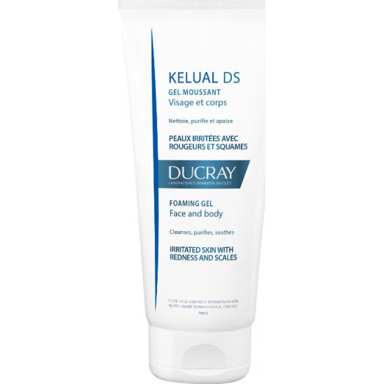 Ducray Gel Καθαρισμού Kelual Ds Foaming Gel για Ευαίσθητες Επιδερμίδες 200ml Ducray Gel Καθαρισμού Kelual Ds Foaming Gel για Ευαίσθητες Επιδερμίδες 200ml