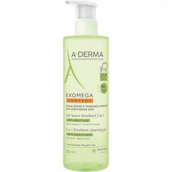 A-DERMA Exomega Control Gel Lavant Emollient 2in1 500ml