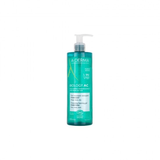 A-Derma Gel Καθαρισμού Biology Ac για Λιπαρές Επιδερμίδες 400ml A-Derma Gel Καθαρισμού Biology Ac για Λιπαρές Επιδερμίδες 400ml