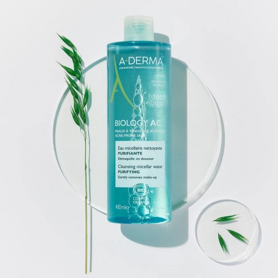A-Derma Micellar Water Καθαρισμού Biology AC για Λιπαρές Επιδερμίδες 400ml A-Derma Micellar Water Καθαρισμού Biology AC για Λιπαρές Επιδερμίδες 400ml