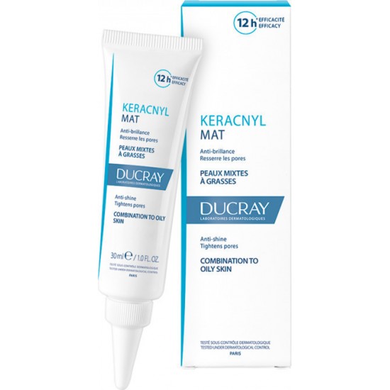 Ducray Keracnyl Mat Κρέμα Προσώπου για Λιπαρές/Μικτές Επιδερμίδες κατά της Ακμής 30ml Ducray Keracnyl Mat Κρέμα Προσώπου για Λιπαρές/Μικτές Επιδερμίδες κατά της Ακμής 30ml