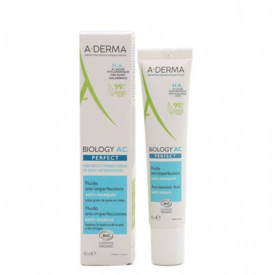 A-Derma Biology AC Light Αντιγηραντική Κρέμα Προσώπου για Λιπαρές/Μικτές Επιδερμίδες κατά των Ατελειών 40ml