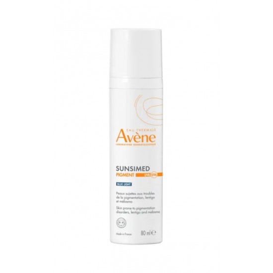 Avene Sunsimed Pigment Blue Light Αντηλιακή Κρέμα Προσώπου SPF50+ 80ml
