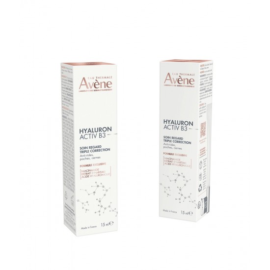 Avene Hyaluron Activ B3 Αντιγηραντική & Συσφικτική Κρέμα Ματιών κατά των Μαύρων Κύκλων με Υαλουρονικό Οξύ 15ml