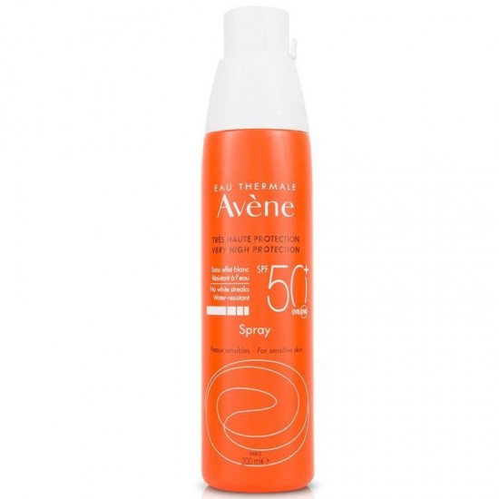 Eau Thermale Avène 100% Invisible Αντηλιακό Προσώπου και Σώματος SPF50+ σε Spray 200ml
