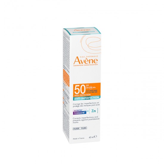 Eau Thermale Avène Fluide Anti-Imperfection Αδιάβροχο Αντηλιακό Προσώπου SPF50 40ml Eau Thermale Avène Fluide Anti-Imperfection Αδιάβροχο Αντηλιακό Προσώπου SPF50 40ml