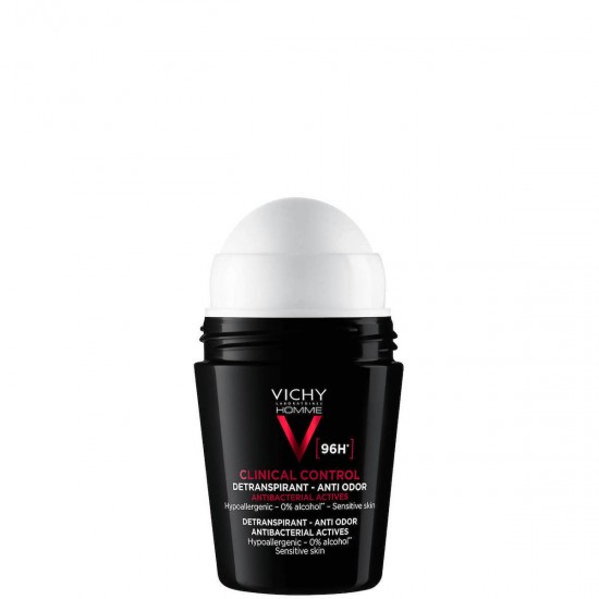 Vichy Homme Clinical Control Anti Odor Αποσμητικό 96h σε Roll-On 50ml