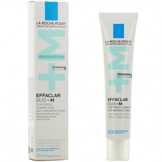 La Roche Posay Effaclar Duo+m Κρέμα Προσώπου για Ατέλειες & Ακμή 40ml