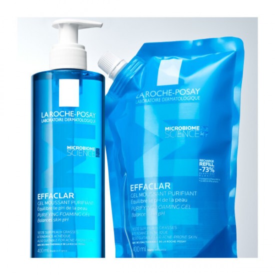 La Roche Posay Gel Καθαρισμού Refill για Λιπαρές Επιδερμίδες 400ml