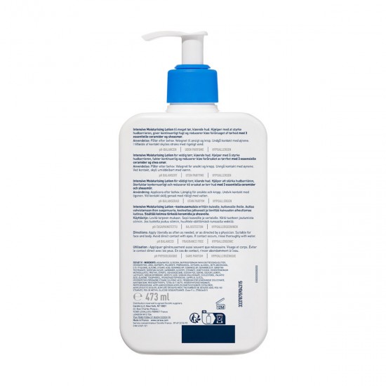 CeraVe Intensive Moisturising Ενυδατική Lotion Σώματος με Ουρία για Ξηρές/Πολύ Ξηρές & Ευαίσθητες Επιδερμίδες 473ml CeraVe Intensive Moisturising Ενυδατική Lotion Σώματος με Ουρία για Ξηρές/Πολύ Ξηρές & Ευαίσθητες Επιδερμίδες 473ml