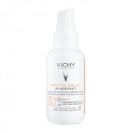 Vichy Capital Soleil UV-AGE Daily Pigment Αντηλιακή Λοσιόν Προσώπου SPF50+ με Χρώμα Medium 40ml