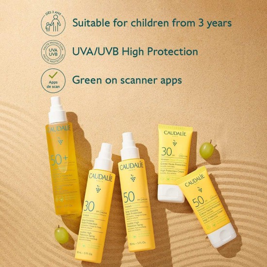 Caudalie Vinosun Αντηλιακή Λοσιόν Προσώπου και Σώματος SPF50 σε Spray 150ml Caudalie Vinosun Αντηλιακή Λοσιόν Προσώπου και Σώματος SPF50 σε Spray 150ml
