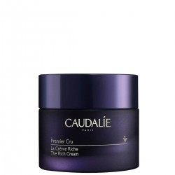 Caudalie Premier Cru Rich Κρέμα Προσώπου για Ενυδάτωση, Αντιγήρανση & Σύσφιξη με Υαλουρονικό Οξύ & Ceramides 50ml