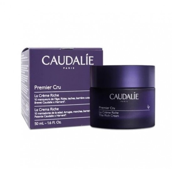 Caudalie Premier Cru Rich Κρέμα Προσώπου για Ενυδάτωση, Αντιγήρανση & Σύσφιξη με Υαλουρονικό Οξύ & Ceramides 50ml Caudalie Premier Cru Rich Κρέμα Προσώπου για Ενυδάτωση, Αντιγήρανση & Σύσφιξη με Υαλουρονικό Οξύ & Ceramides 50ml