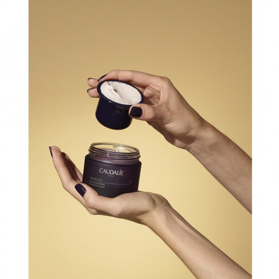 Caudalie Premier Cru La Creme Refill Rich Κρέμα Προσώπου για Ενυδάτωση, Αντιγήρανση & Σύσφιξη με Υαλουρονικό Οξύ & Ceramides 50ml Caudalie Premier Cru La Creme Refill Rich Κρέμα Προσώπου για Ενυδάτωση, Αντιγήρανση & Σύσφιξη με Υαλουρονικό Οξύ & Ceramides 50ml