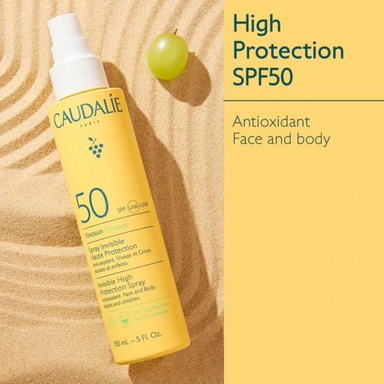 Caudalie Vinosun Αντηλιακή Κρέμα Προσώπου και Σώματος SPF50 σε Spray 150ml Caudalie Vinosun Αντηλιακή Κρέμα Προσώπου και Σώματος SPF50 σε Spray 150ml