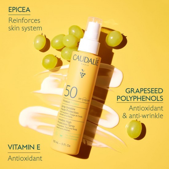 Caudalie Vinosun Αντηλιακή Κρέμα Προσώπου και Σώματος SPF50 σε Spray 150ml Caudalie Vinosun Αντηλιακή Κρέμα Προσώπου και Σώματος SPF50 σε Spray 150ml