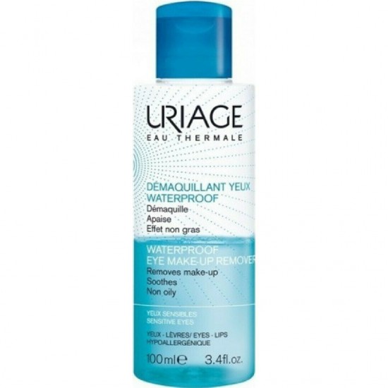 Uriage Waterproof Remover Lotion Ντεμακιγιάζ Eye Make-Up για Ευαίσθητες Επιδερμίδες 100ml Uriage Waterproof Remover Lotion Ντεμακιγιάζ Eye Make-Up για Ευαίσθητες Επιδερμίδες 100ml