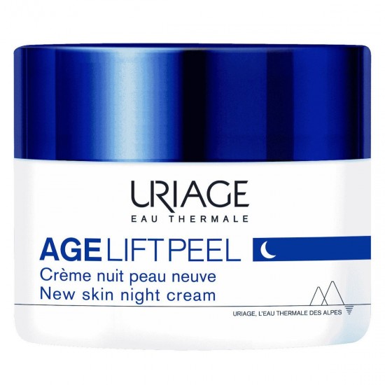 Uriage Age Lift Peel Κρέμα Προσώπου Νυκτός για Αντιγήρανση & Ατέλειες με Υαλουρονικό Οξύ 50ml Uriage Age Lift Peel Κρέμα Προσώπου Νυκτός για Αντιγήρανση & Ατέλειες με Υαλουρονικό Οξύ 50ml