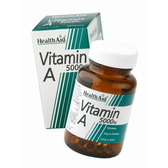 Health Aid Vitamin A 5000iu 100 κάψουλες