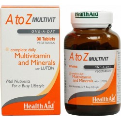 Health Aid A To Z Multivit Βιταμίνη για Ενέργεια 90 ταμπλέτες