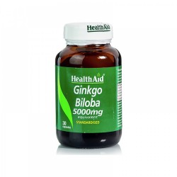 Health Aid Ginkgo Biloba 5000mg 30 κάψουλες