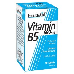 Health Aid Vitamin B5 690mg 30 ταμπλέτες