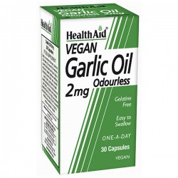 Health Aid Garlic Oil 2mg 30 φυτικές κάψουλες