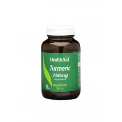 Health Aid Turmeric 750mg 60 ταμπλέτες