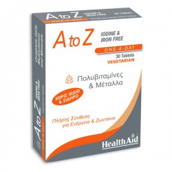 Health Aid A To Z Iodine & Iron Free 30 ταμπλέτες