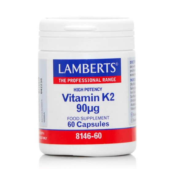 Lamberts Vitamin K2 90MCG 60 κάψουλες Lamberts Vitamin K2 90MCG 60 κάψουλες