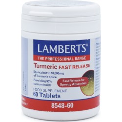 Lamberts Turmeric Fast Release 200mg 60 ταμπλέτες