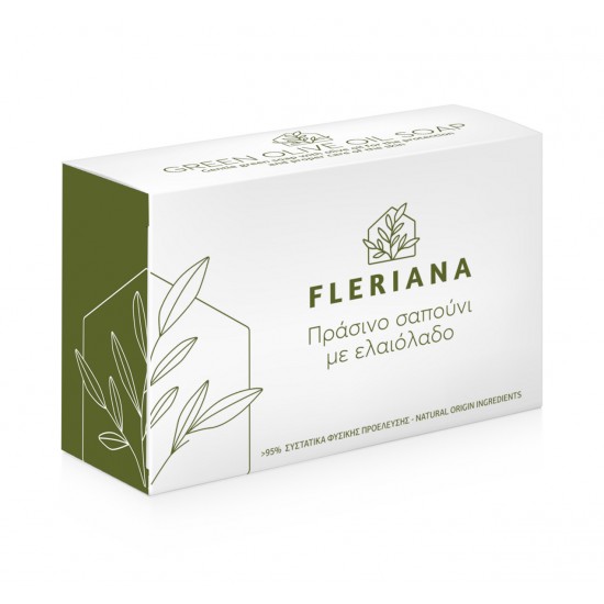 Fleriana Πράσινο Σαπούνι με Ελαιόλαδο 100gr