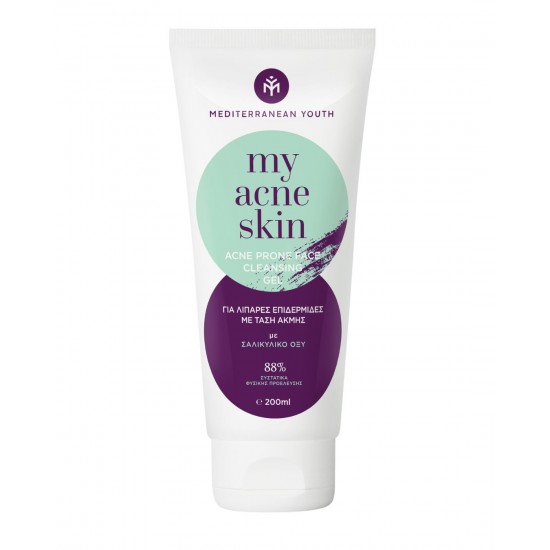 Mediterranean Youth My Acne Skin για λιπαρές επιδερμίδες με τάση ακμής 200ml